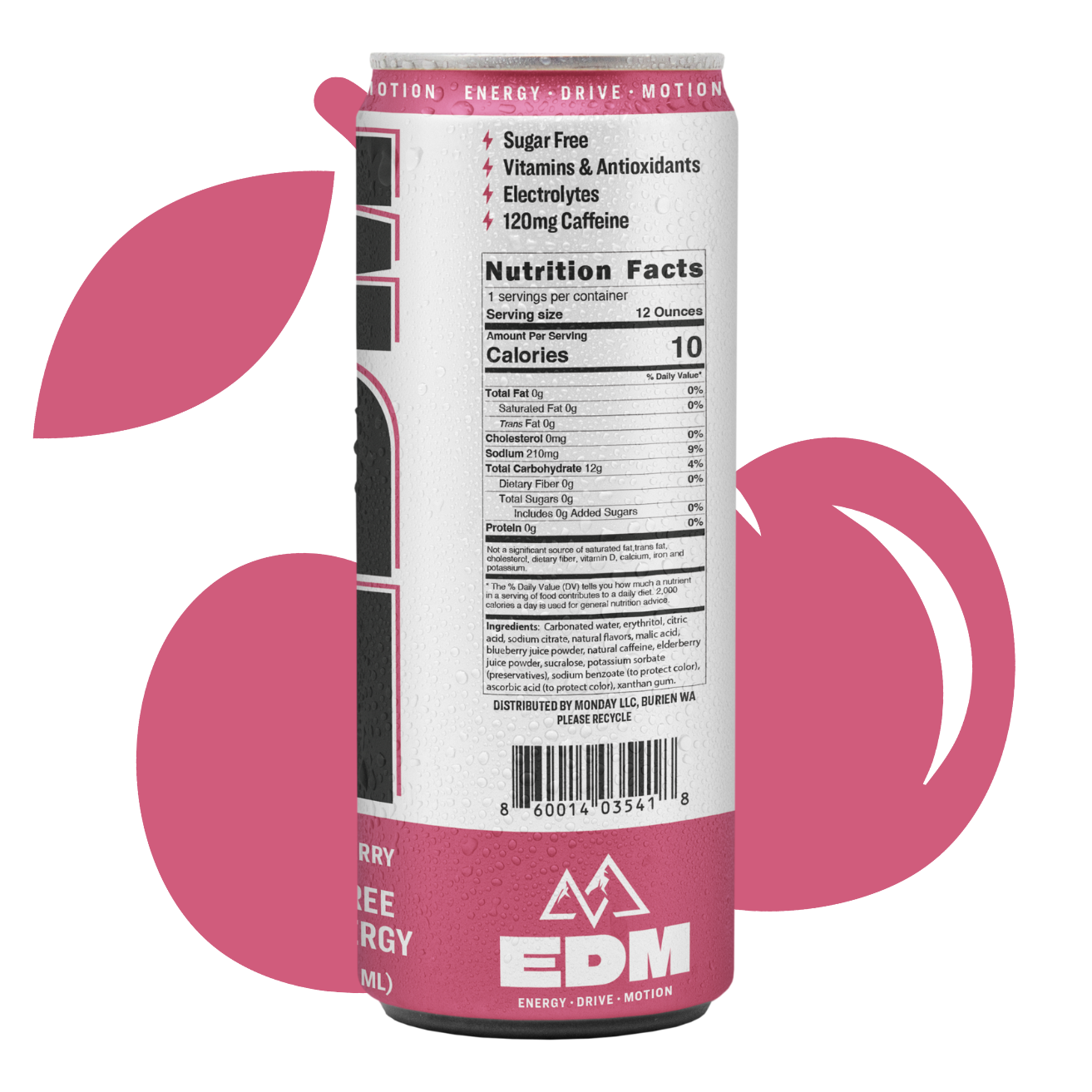 Sugar Free Pink Cherry Clean Energy